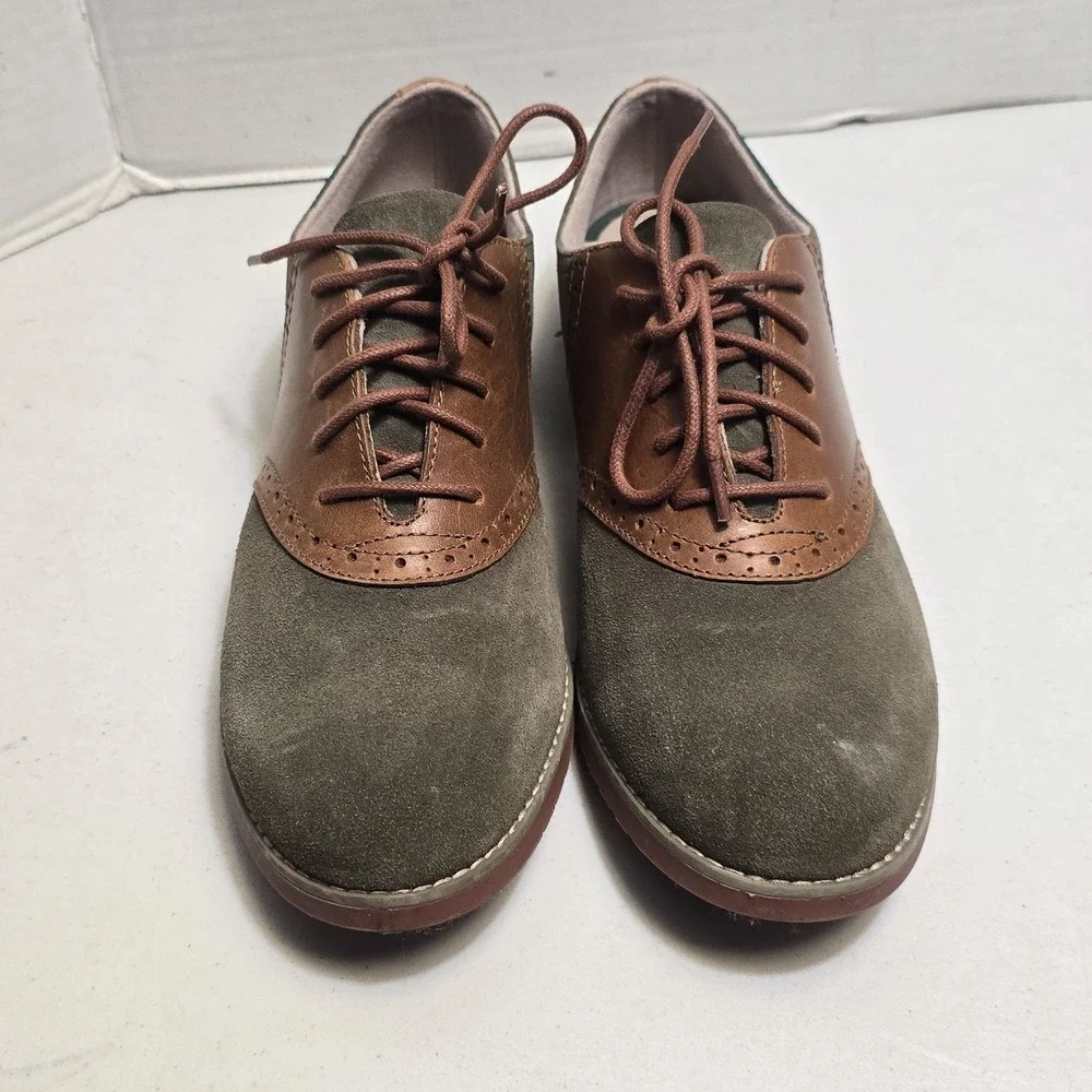 Eastland Sadie Women's Oxford Shoes Olive Size 9.5